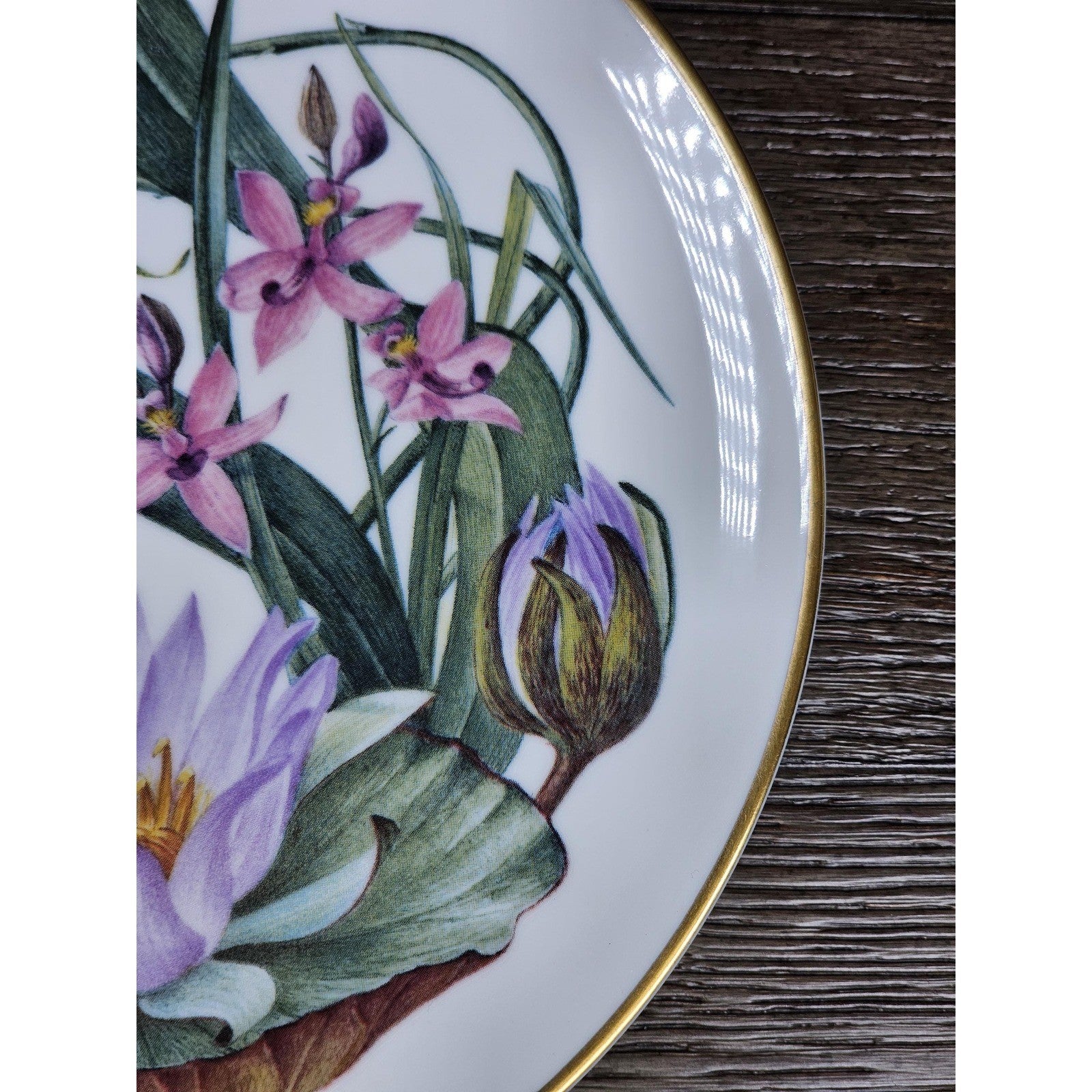 Franklin Mint Florida Everglades Wildflowers Plate 1978