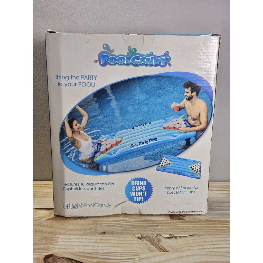 Pool Candy Inflatable Pool Party Pong Game New in Box