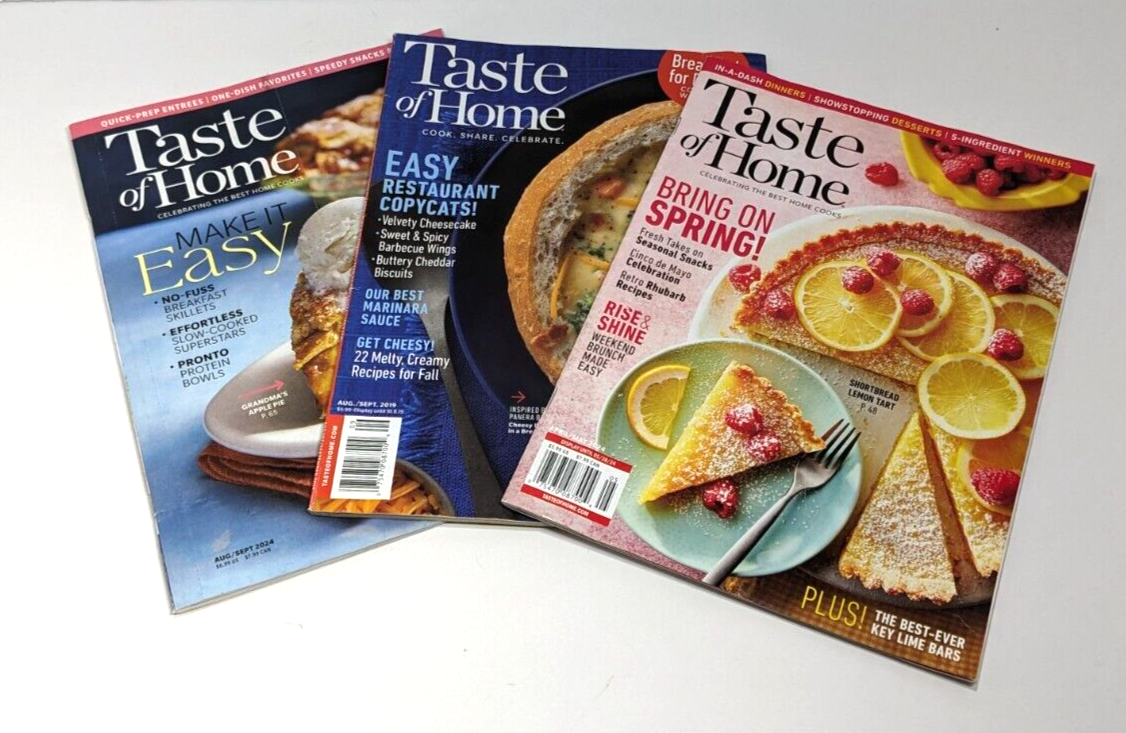 Lot Of 3-- Taste Of Home Magazines