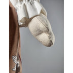 Vintage 17" Handmade Cotton Girl Doll