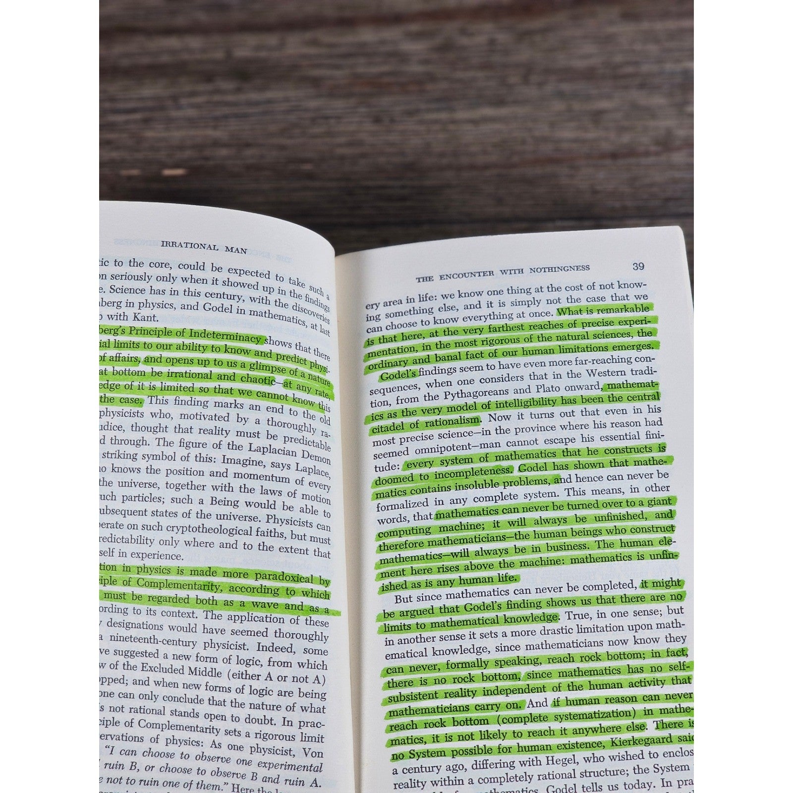 Vintage Irrational Man Book William Barrett Existential Philosophy 1962