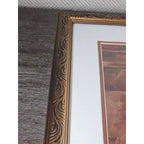 Tuscan Summer Floral Wall Art by Pamela Gladding Framed 18x22