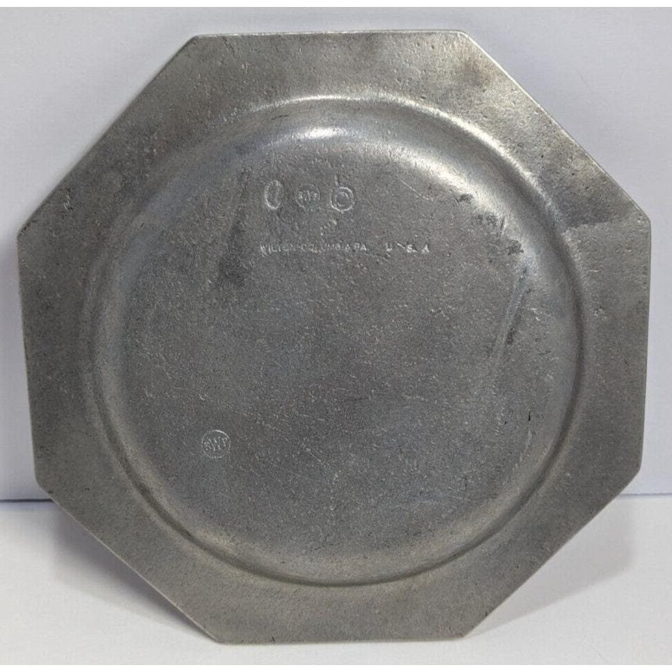 Wilton Columbia Pewter Mardi Gras 1975 Plate 6.5 Inch