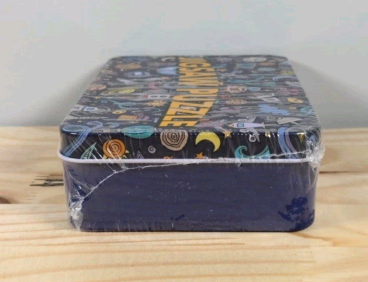 Space Themed Cartoon Jigsaw Puzzle in Metal Tin - Model JP100-0009