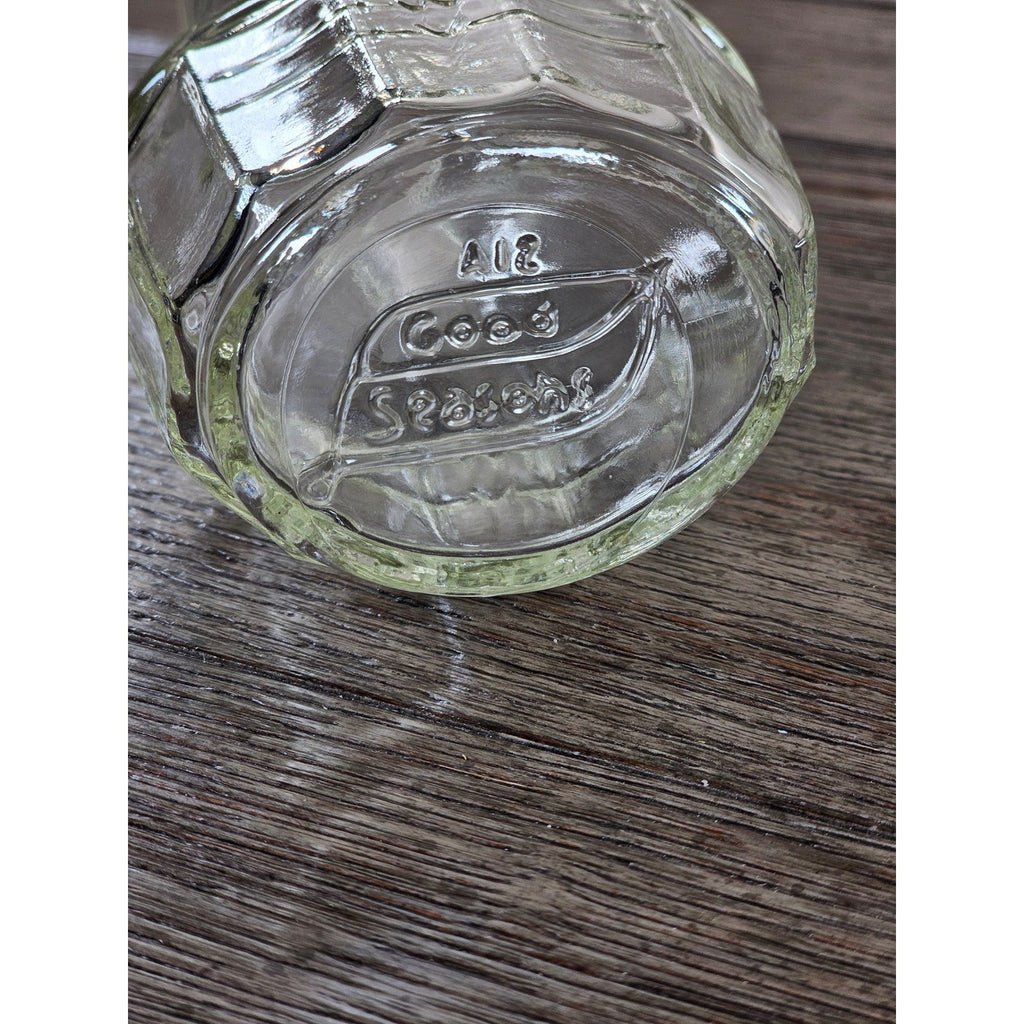 Vintage Good Seasons Glass Cruet Bottle 7.5" No Lid Vase