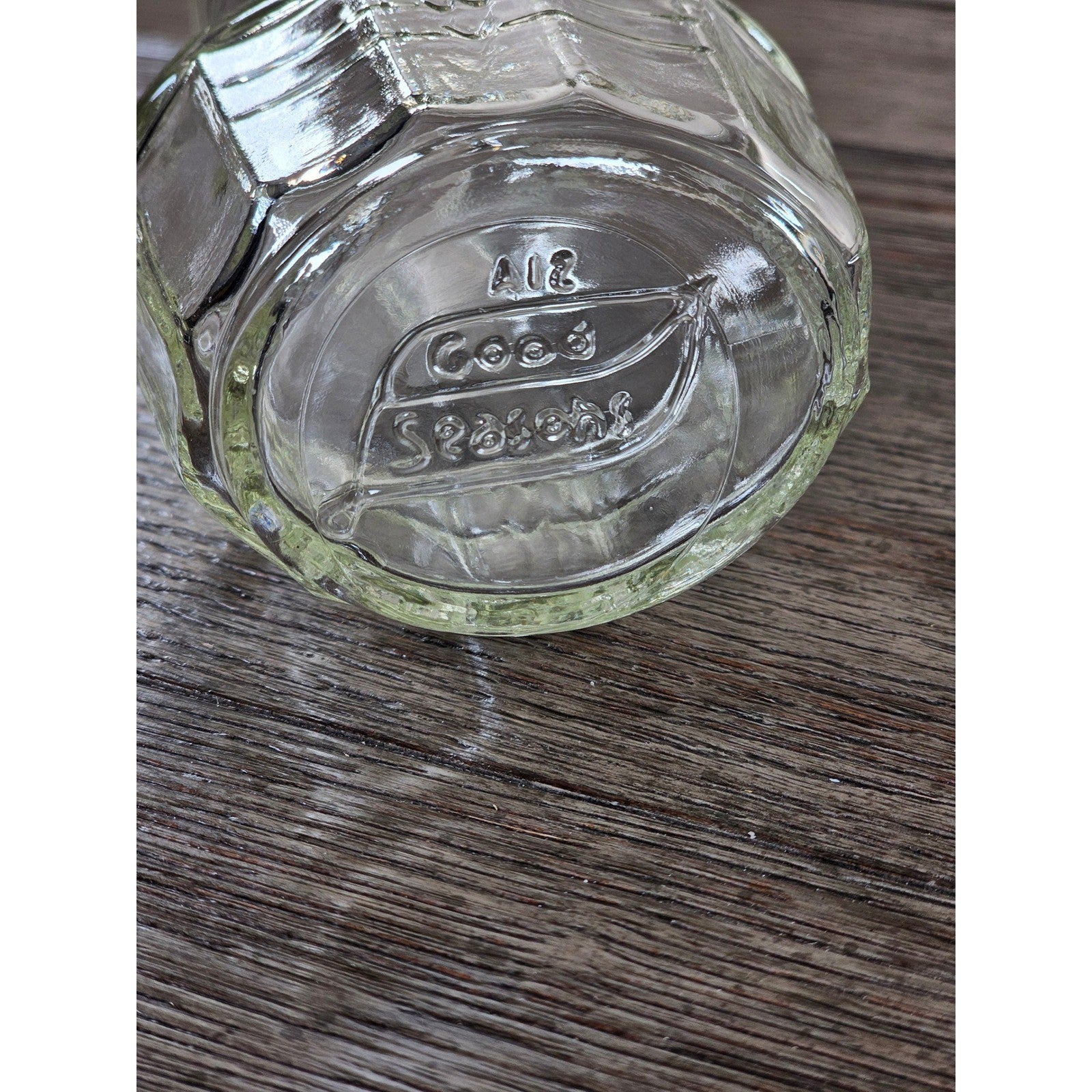Vintage Good Seasons Glass Cruet Bottle 7.5" No Lid Vase