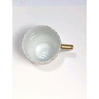 Ucagco Mini Tea Cup Occupied Japan Floral Gold Trim