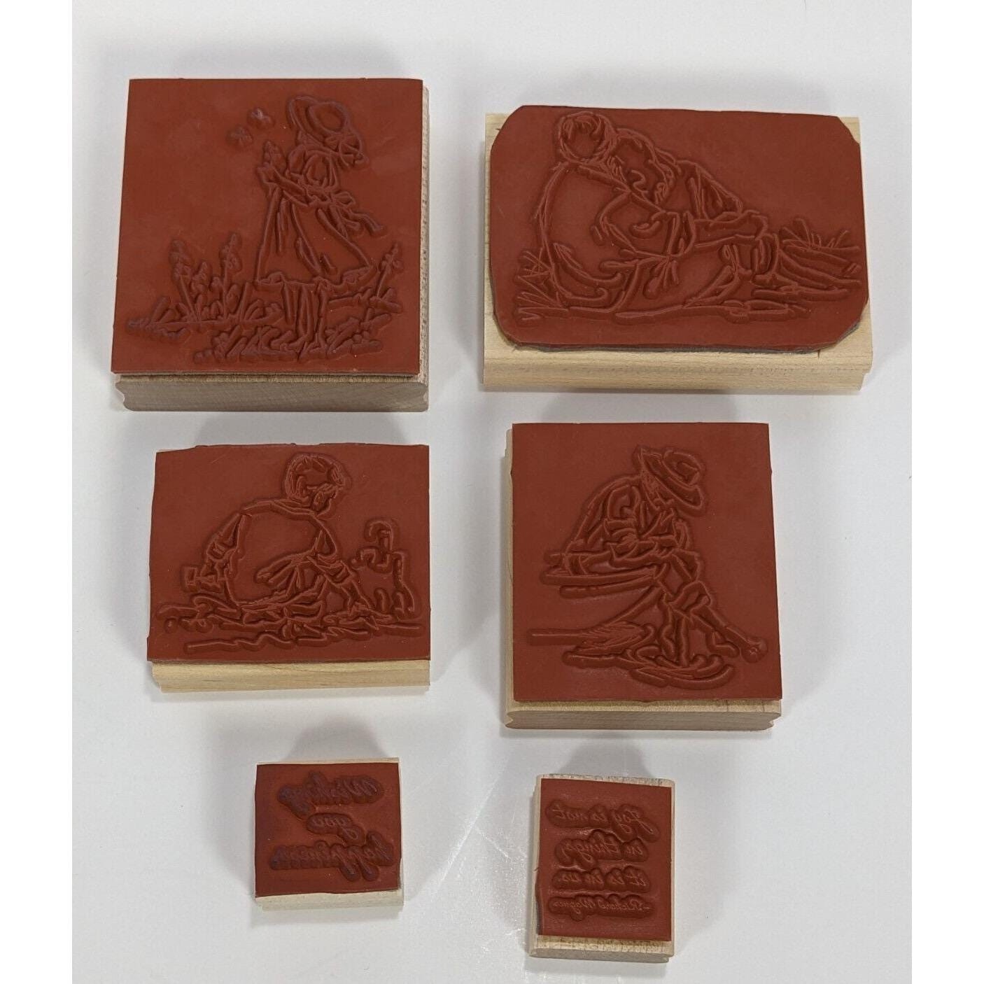 Stampin Up Summer By The Sea Stamp Set 2004 Retired Set of 6