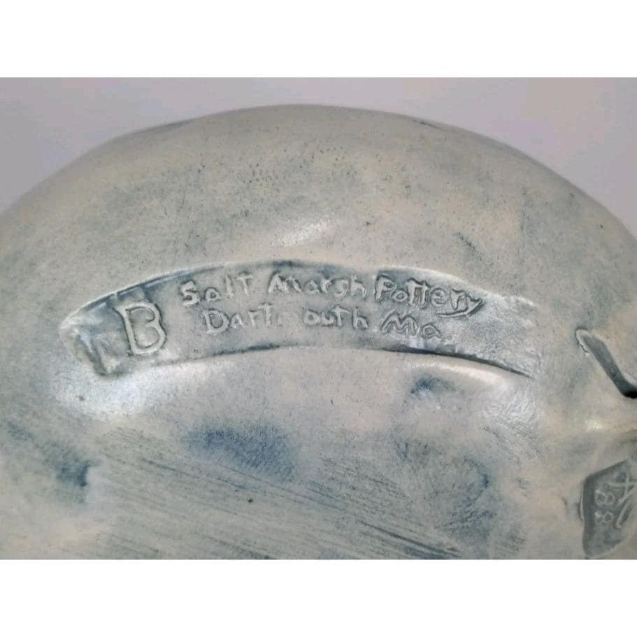 Salt Marsh Pottery Flowering Maple Wall Art Dish