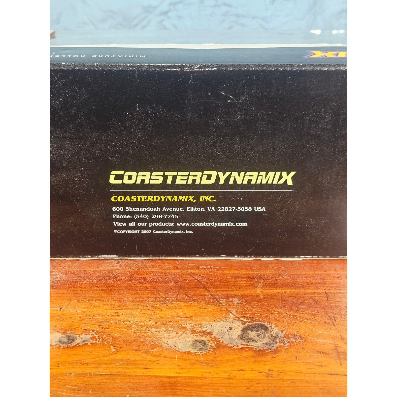 Statix Cannonball Roller Coaster Train Model 1:48 Coasterdynamix