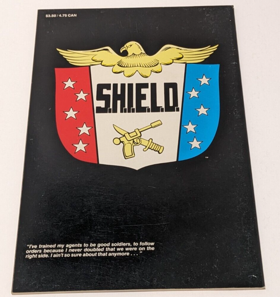 Nick Fury vs S.H.I.E.L.D. #1 (1988) Marvel Copper‑Age Comic – Clean Copy,