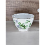 Vintage Adderley Bone China Creamer Sugar Bowl Clover Gold Trim