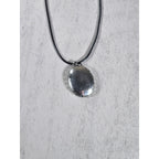 Vintage Religious Icon Pendant Necklace Oval Art Medallion