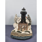 Harbour Lights Old Field Point Lighthouse Christmas COA