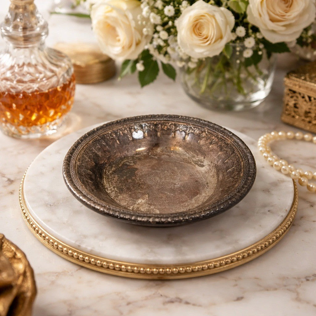 Reed & Barton Vintage Silver Plate Bowl Small 6" Table Accent