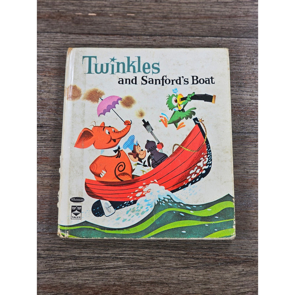 Vintage 1962 Twinkles and Sanford's Boat Whitman Hardcover Book