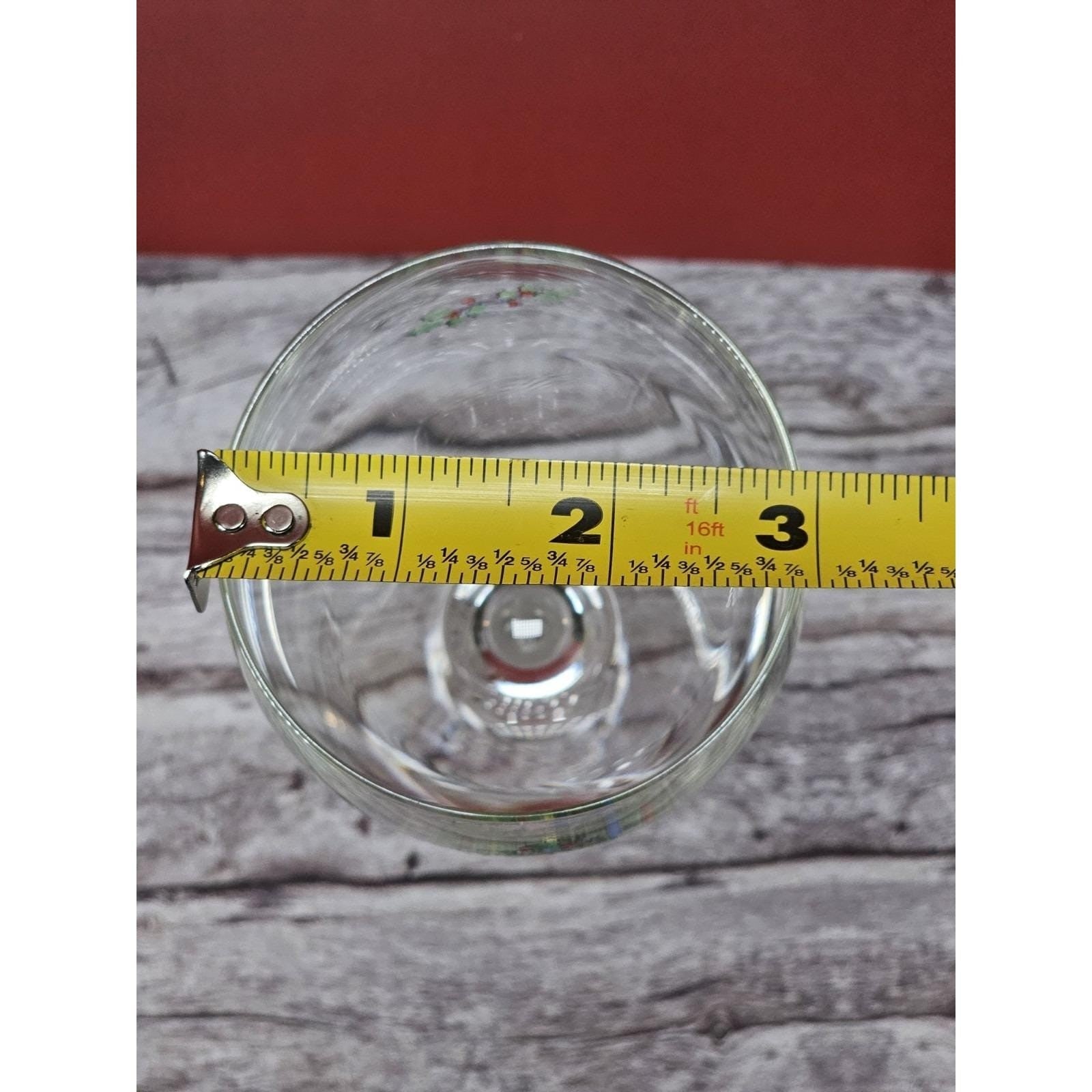 Vintage Tienshan Holiday Hostess Christmas Tree Wine Glass 7.25"