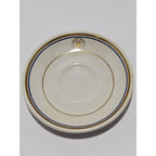 Homer Laughlin US Navy Saucer Plates Set of 2 Vintage USN China