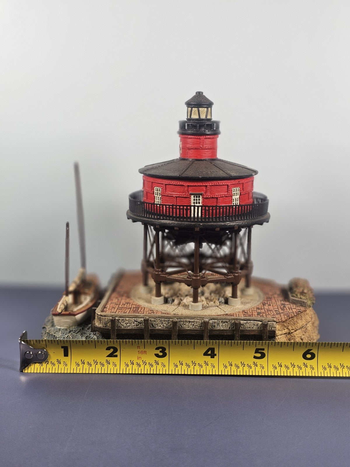 Harbour Lights #521 Seven Foot Knoll Maryland 1999 Lighthouse Nautical Decor