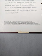 Hershey’s 1934 Cookbook Chocolate Recipes Baking Desserts Hardcover Book (1971)