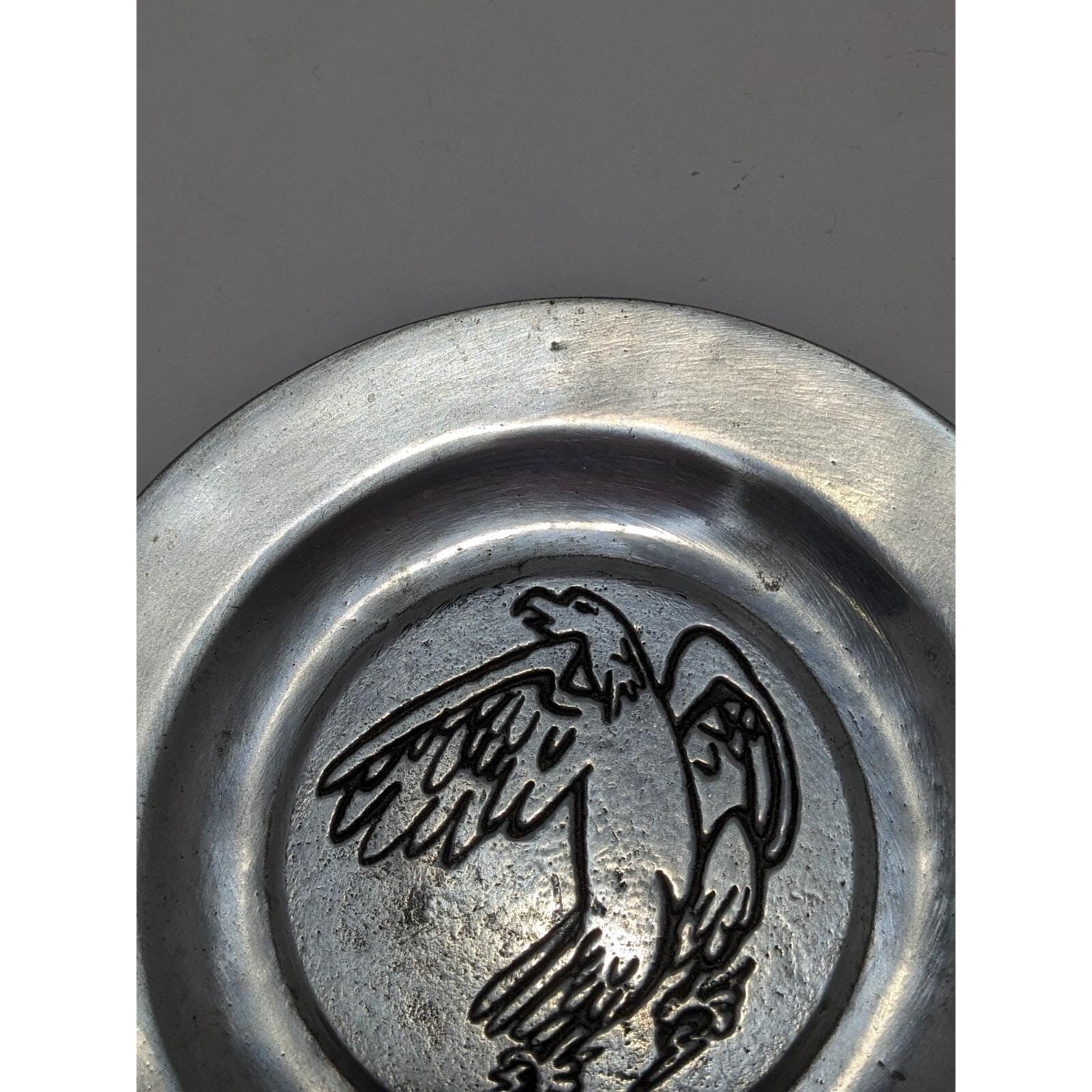 Pewtarex 1977  Eagle Plate CH Hardware Pewter Plate
