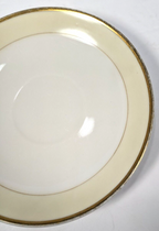 Noritake Dawn Saucer with Gold Trim – 5 5/8" Diameter