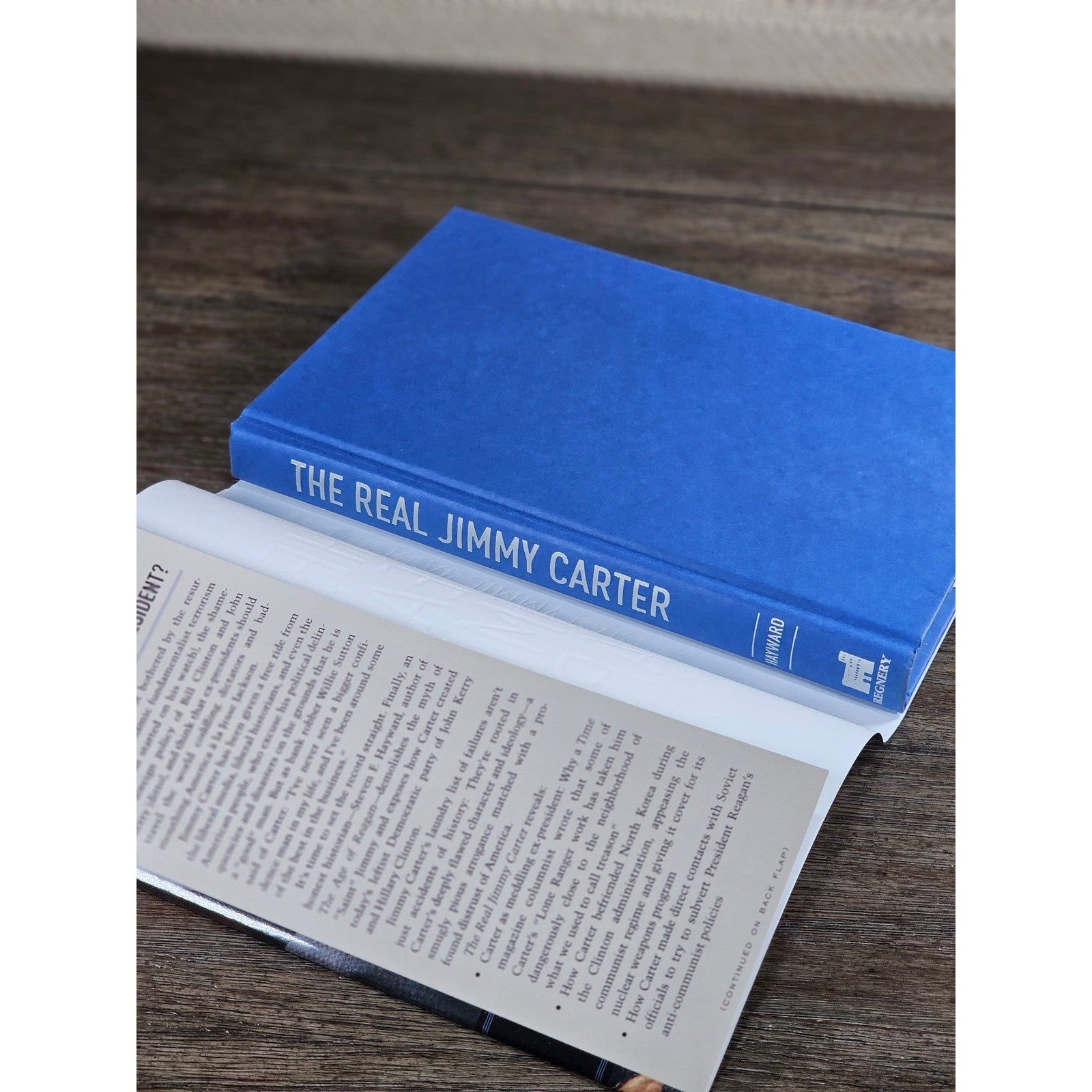 The Real Jimmy Carter Steven F Hayward 2004 Hardcover Regnery Book