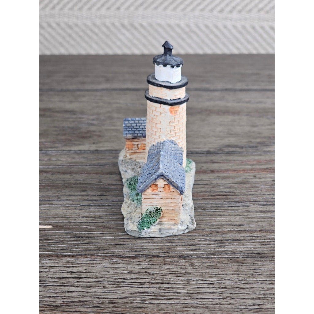 Montauk Point Lighthouse Resin Figurine Mini Coastal Nautical Decor