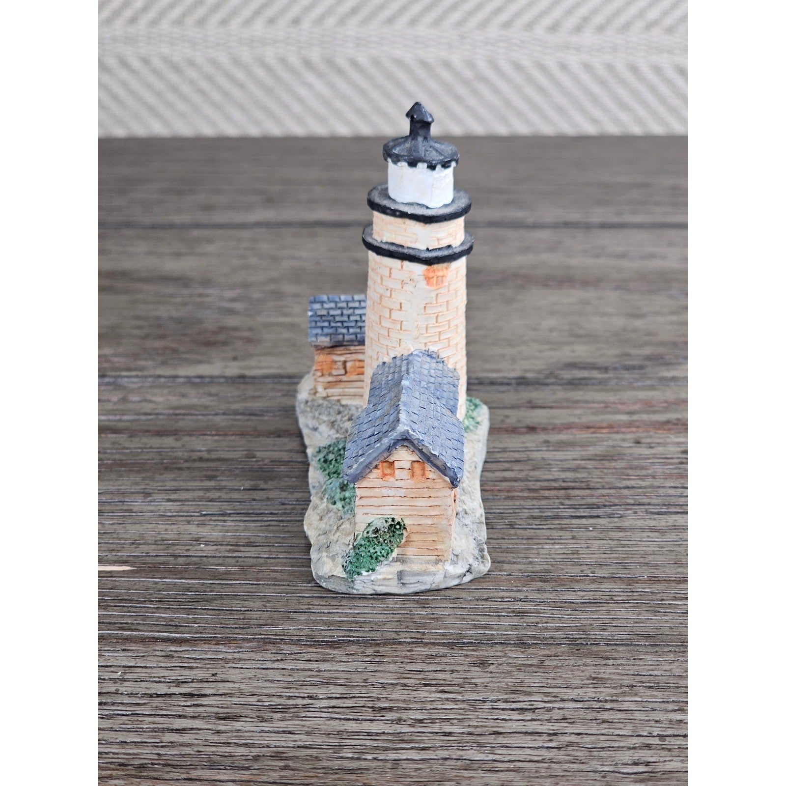 Montauk Point Lighthouse Resin Figurine Mini Coastal Nautical Decor