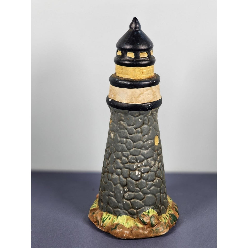 KS Collection Lighthouse Figurine Rock Texture Coastal Decor