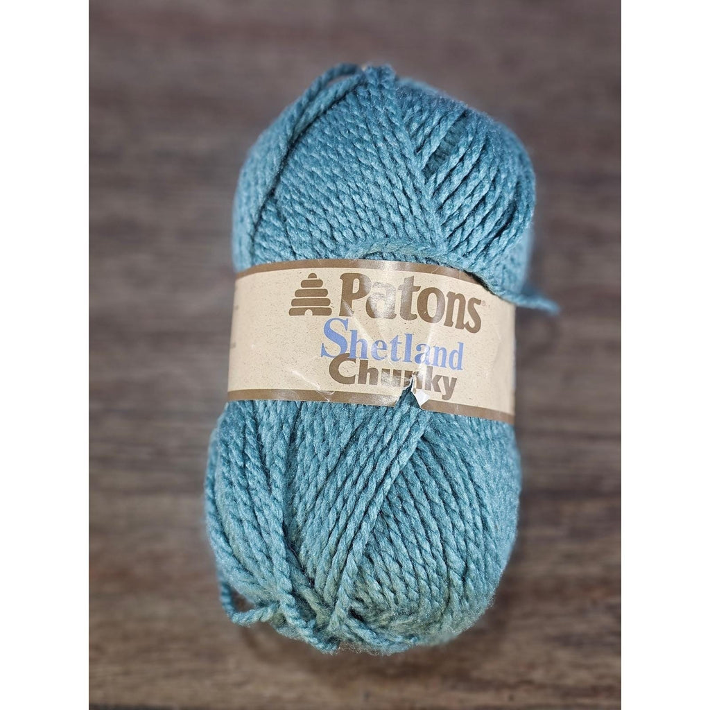 Patons Shetland Chunky Soft Teal Yarn 100g Wool Acrylic Canada