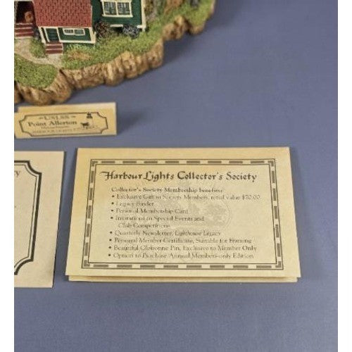 Harbour Lights Point Allerton Lighthouse 2001 w/ COA