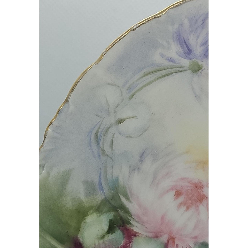 Vintage RC Versailles Bavaria Floral Plate 6" Hand Painted Porcelain