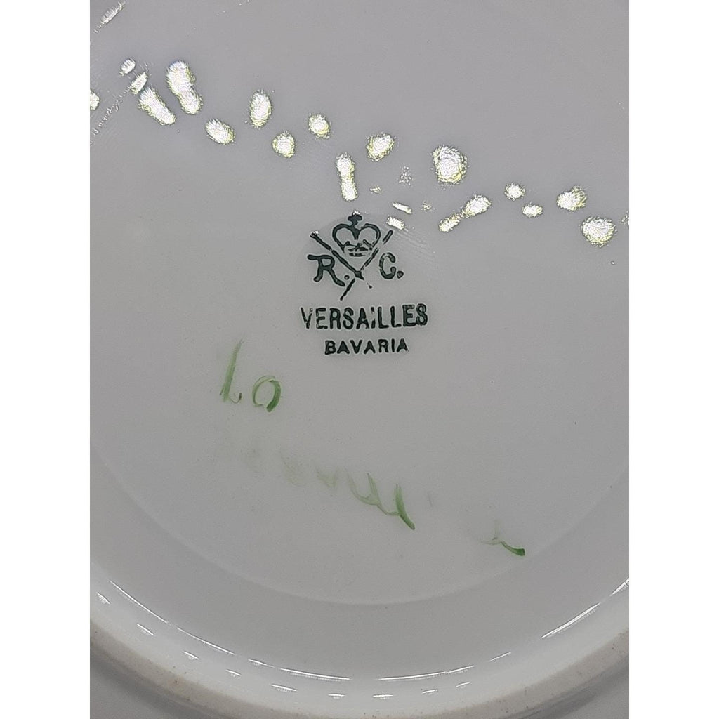 Vintage RC Versailles Bavaria Floral Plate 6" Hand Painted Porcelain