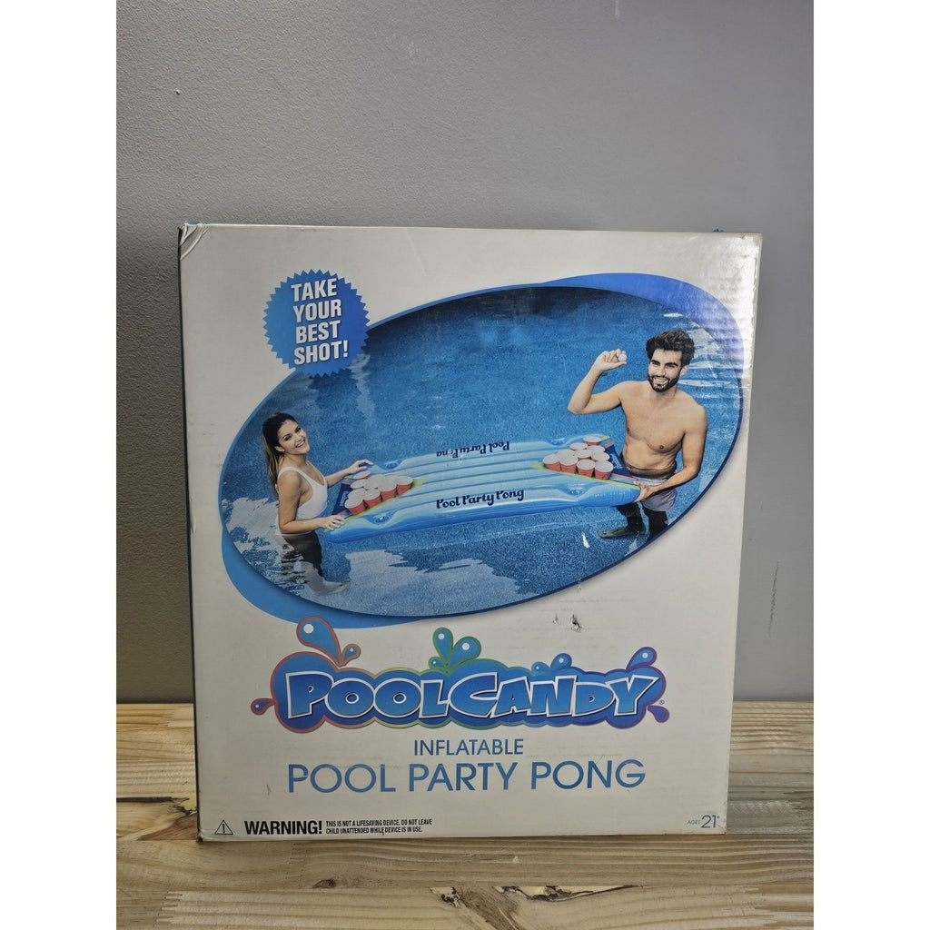 Pool Candy Inflatable Pool Party Pong Game New in Box