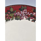 Raymond Waites Cornucopia Dinner Plate 10.5 Inch Fruit Design