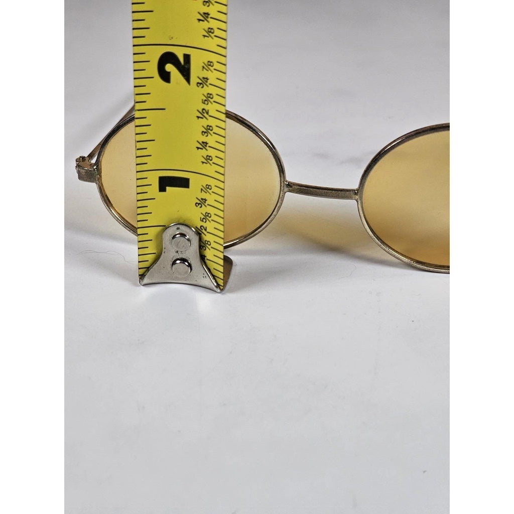 Vintage Teddy Bear Glasses Miniature Gold Wire Rim Eyeglasses Plush Display