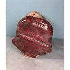 Vintage Kneeling Angel Planter Vase Ceramic Polka Dot