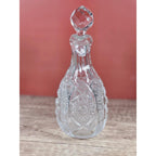 Vintage EAPG Imperial Glass Cruet Octagon Bellaire 7" – Damaged Stopper