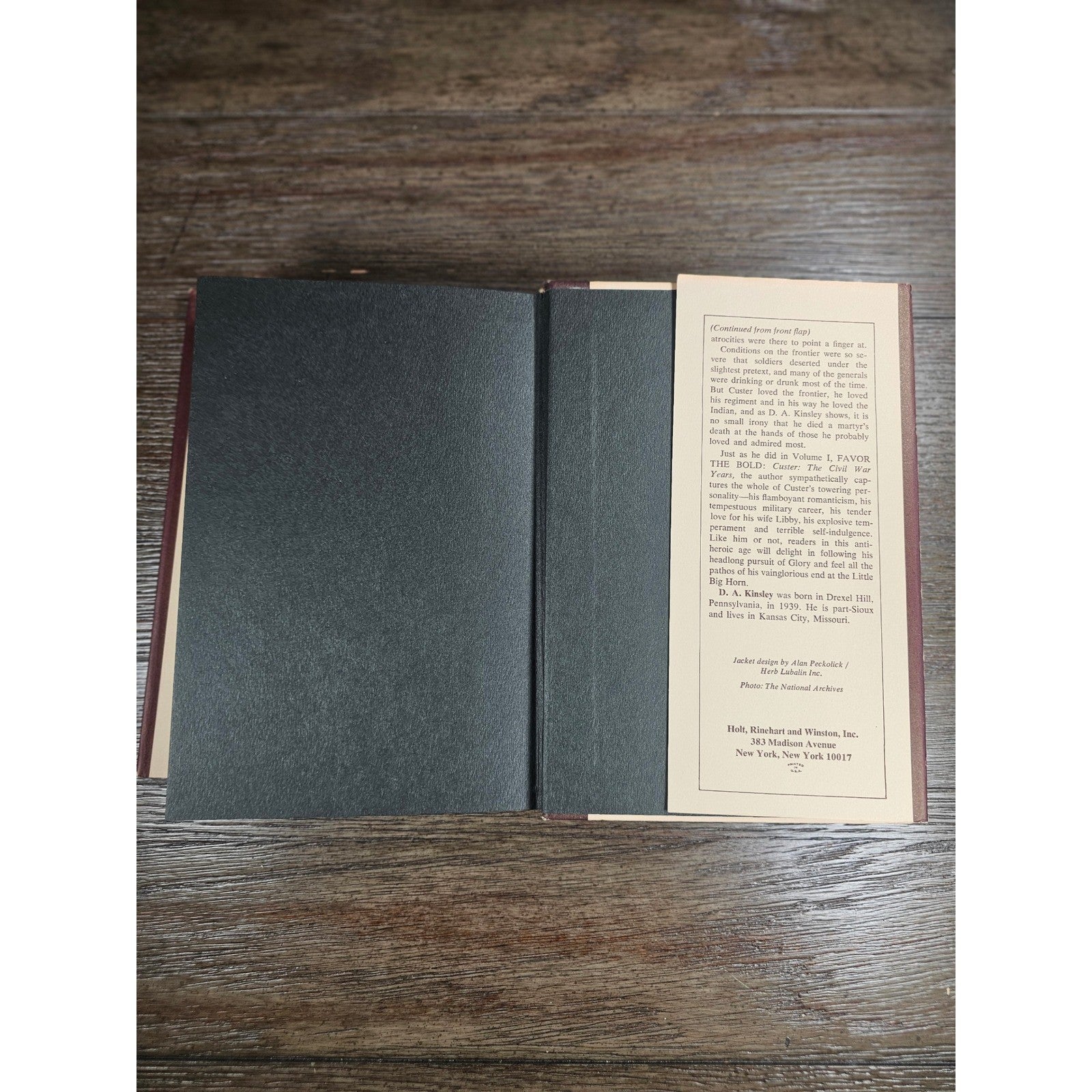 Savor the Bold Custer Indian Fighter Vol 2 1968 First Edition HC