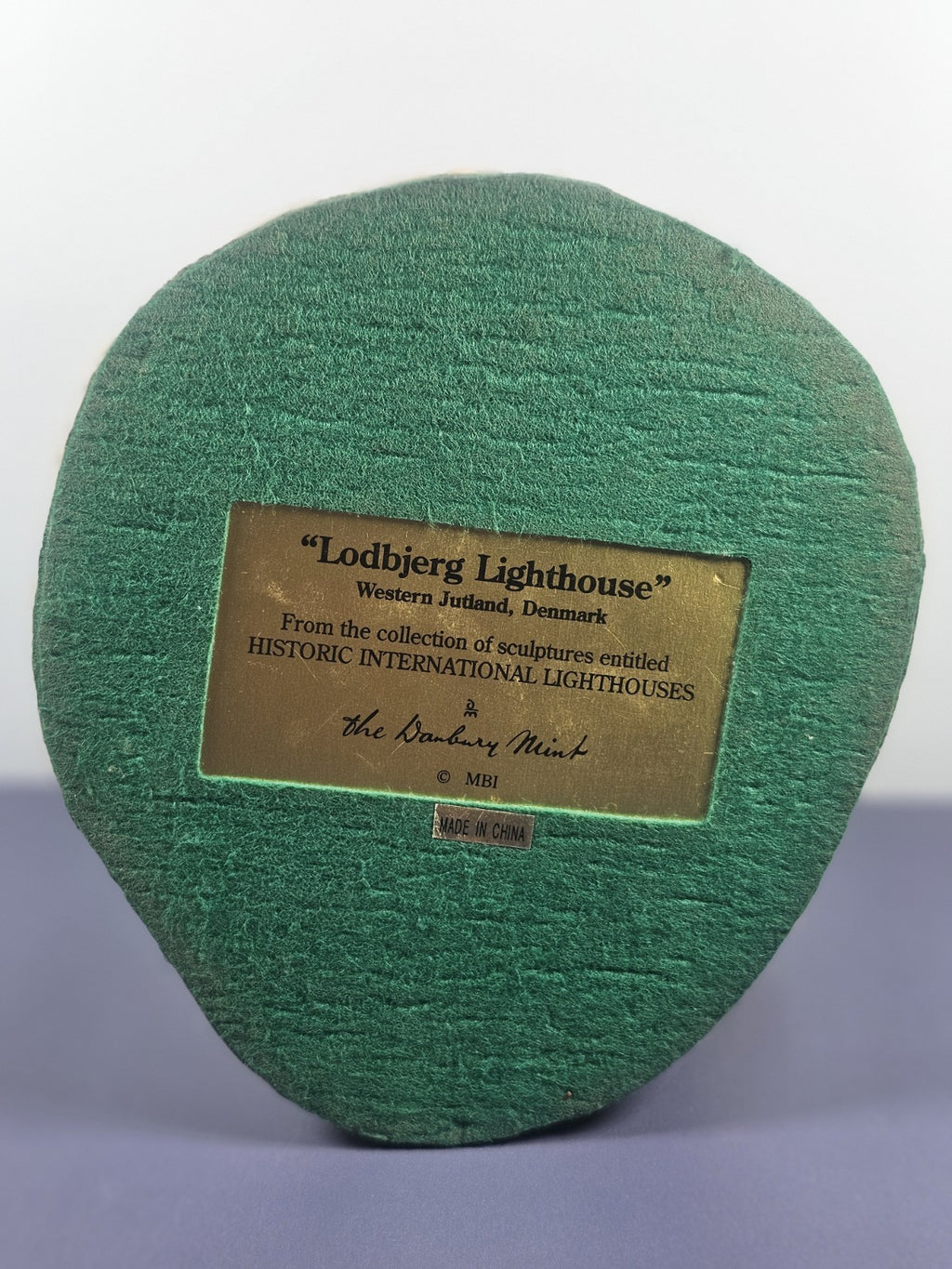 Lodbjerg Lighthouse Western Jutland Denmark The Danbury Mint 1994 Sculpture