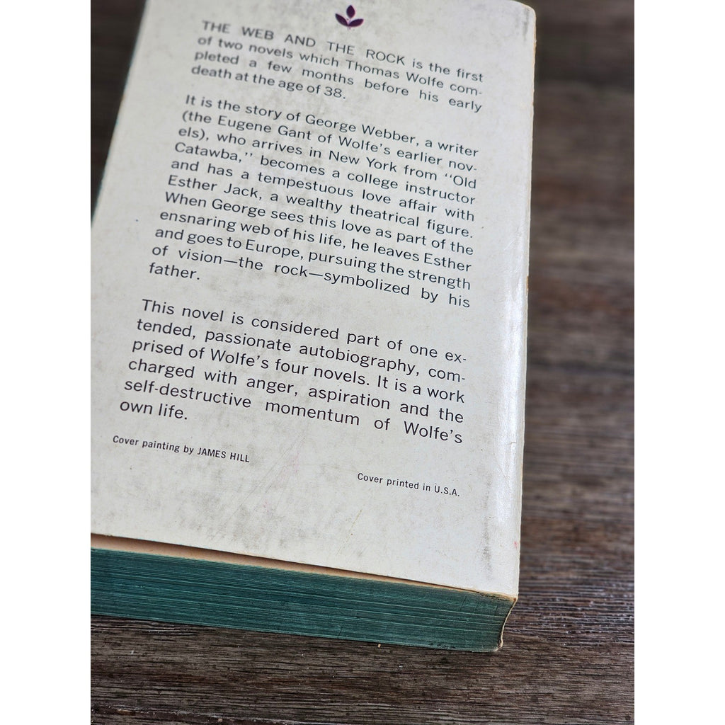 The Web and the Rock Thomas Wolfe 1960 Dell Paperback Vintage