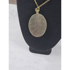 Vintage Cancer Zodiac Pendant Necklace Crab Medallion Charm