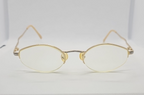 Essence Essentials 2008 Gold/Silver Woman Eyeglasses Half-Rim 48 21 140mm w/case