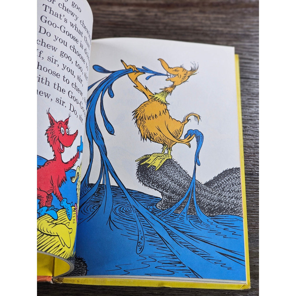 Fox in Socks Dr Seuss 1965 Beginner Books Hardcover
