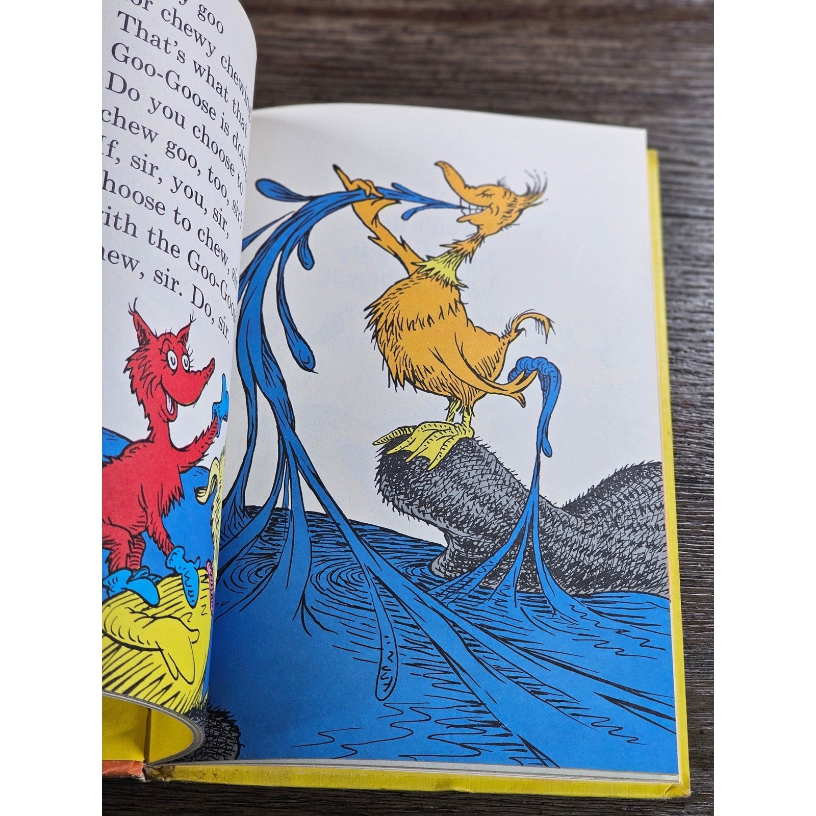 Fox in Socks Dr Seuss 1965 Beginner Books Hardcover