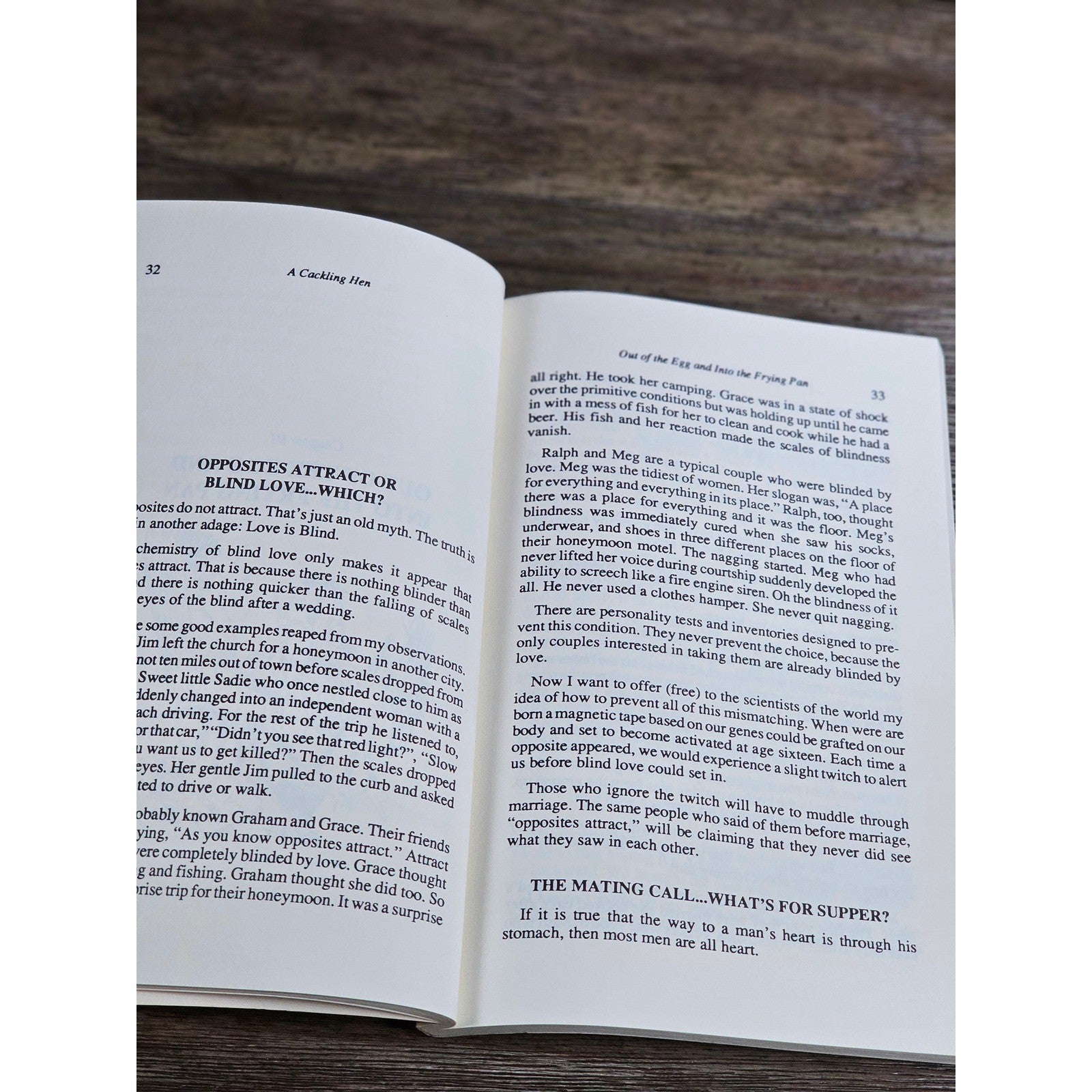 A Cackling Hen Louise Bashford Hunt 1990 NC Local Columns Book