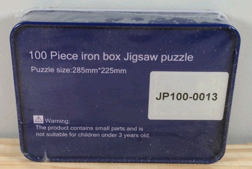 Space Themed Cartoon Jigsaw Puzzle in Metal Tin - Model JP100-0009
