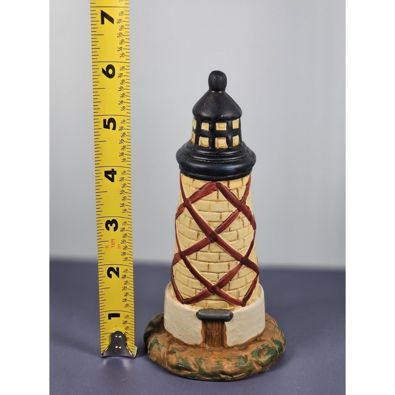 KS Collection Lighthouse Figurine Red Diamond Nautical Decor