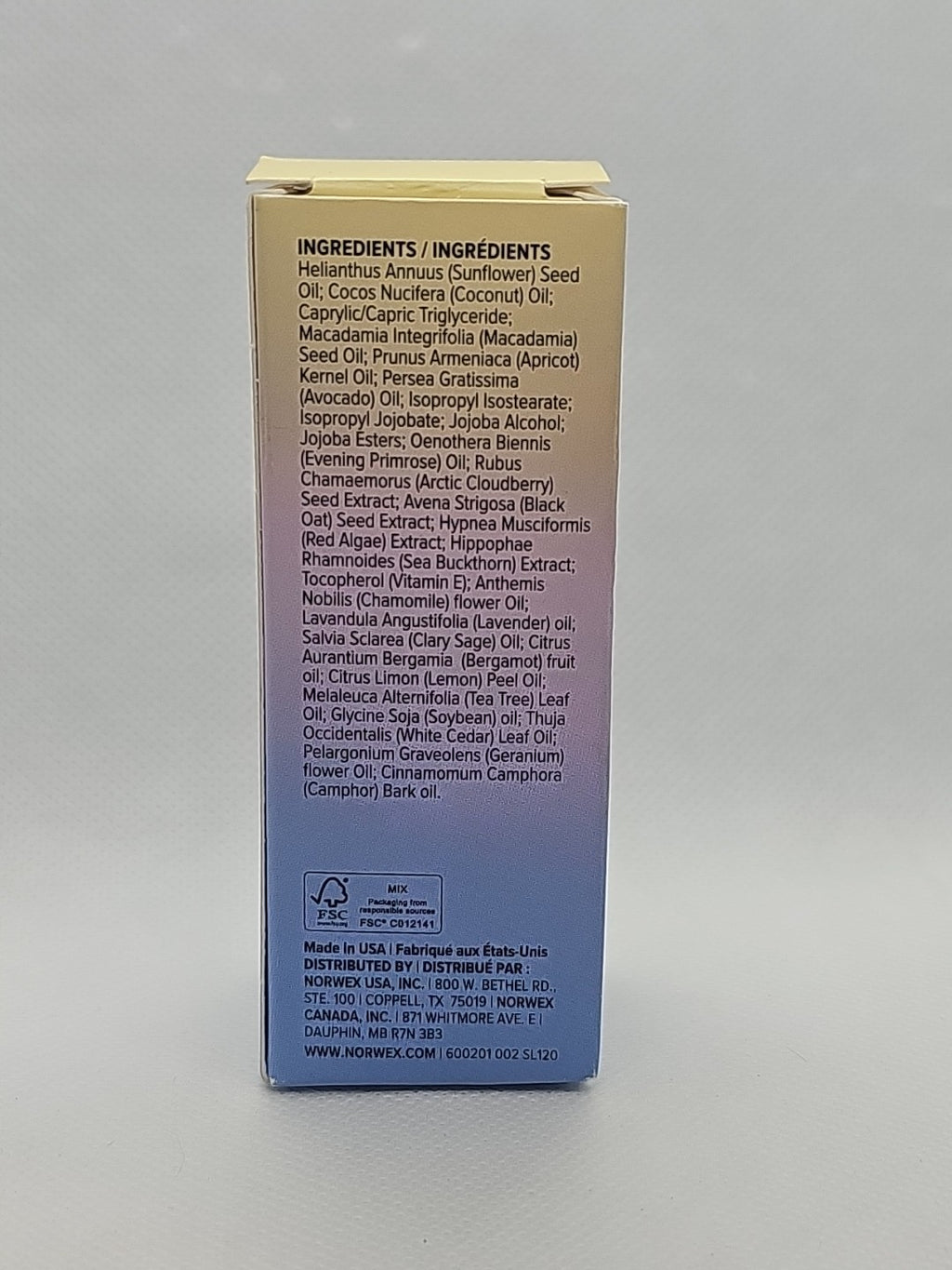 Norwex Lysere Illuminating Oil .5 fl oz Face Skin Care Brand New Sealed